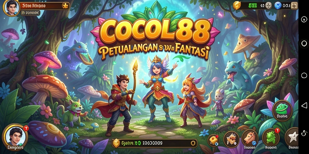 Screenshot COCOL88 menampilkan aksi seru di dunia petualangan.