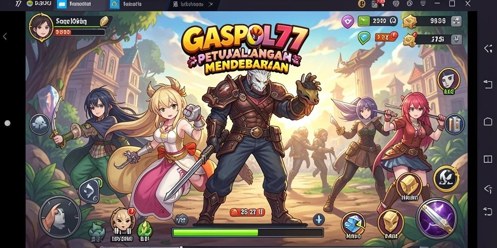 Tangkapan layar GASPOL77 menunjukkan aksi pertarungan yang mendebarkan di dunia anime.