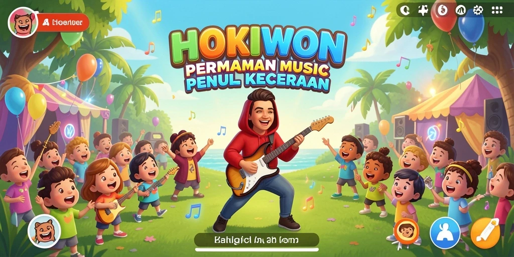 Tampilan gameplay HOKIWON yang seru dan interaktif.