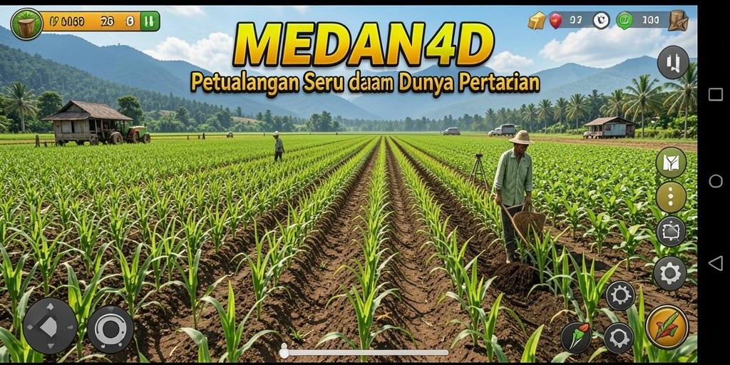 Tangkap momen menarik saat bertani di MEDAN4D.