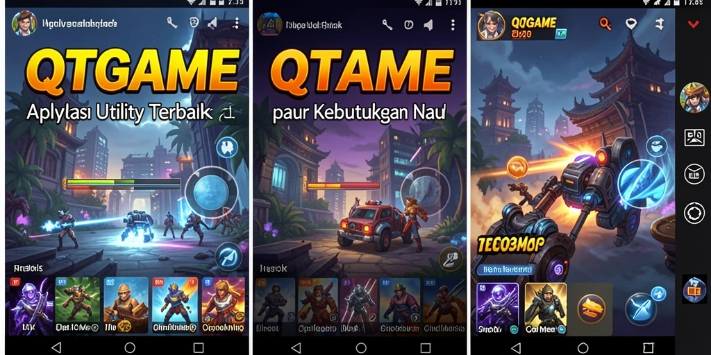 Antarmuka QTGAME yang sederhana dan efektif untuk pengelolaan Utility.